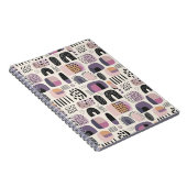 Boho Geometrisch Abstract Patroon Notitieboek (Rechterzijde)