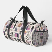 Boho geometrisch abstract patroon plunjezak (Rechterhoek)