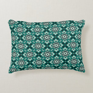  Boho geometrisch bloemenpatroon Accent Kussen