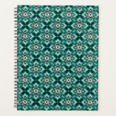  Boho geometrisch bloemenpatroon Planner (Voorkant)