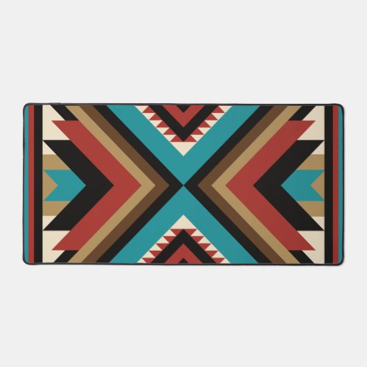 Boho Geometrisch Bureaumat (Voorkant)