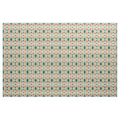 Boho Geometrisch Diamant Mint Patroon Stof (Fat Quarter)