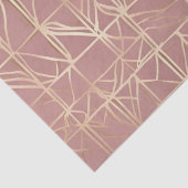 Boho Geometrisch Goud Ontwerp Decoupage document Tissuepapier (Detail)