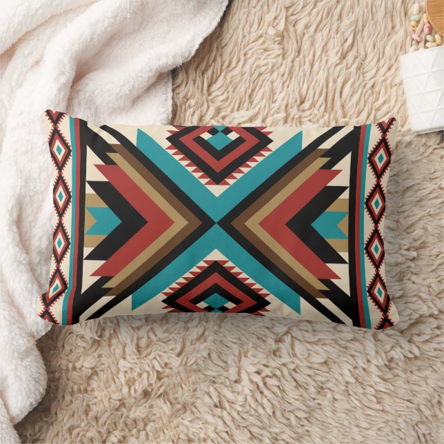 Boho Geometrisch Kussen (Deken)