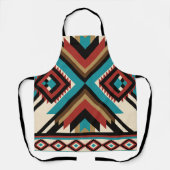 Boho Geometrisch Schort (Voorkant)