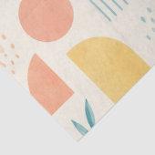 Boho Geometrisch Tropisch Tissuepapier (Detail)