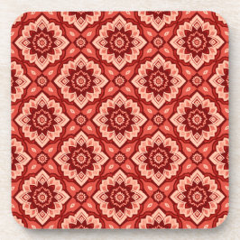 Boho Geometrische Bloemenpatroon Onderzetters - Se