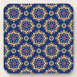 Boho Geometrische Bloemenpatroon Onderzetters - Se