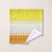 Boho Geometrische Funky Abstracte Maverique Pride Bad Handdoek (Wasdoekje)