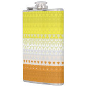 Boho Geometrische Funky Abstracte Maverique Pride  Heupfles (Links)