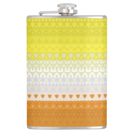 Boho Geometrische Funky Abstracte Maverique Pride  Heupfles (Voorkant)