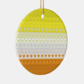 Boho Geometrische Funky Abstracte Maverique Pride  Keramisch Ornament (Rechts)