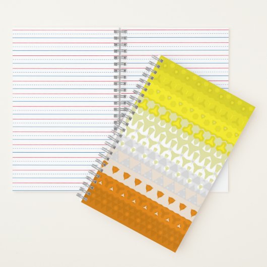 Boho Geometrische Funky Abstracte Maverique Pride Notitieboek (Binnen)