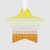 Boho Geometrische Funky Abstracte Maverique Pride Ornament (voorkant)
