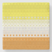 Boho Geometrische Funky Abstracte Maverique Pride Stenen Onderzetter (Voorkant)