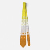 Boho Geometrische Funky Abstracte Maverique Pride Stropdas (Voorkant)