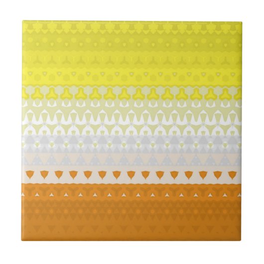 Boho Geometrische Funky Abstracte Maverique Pride  Tegeltje (Voorkant)