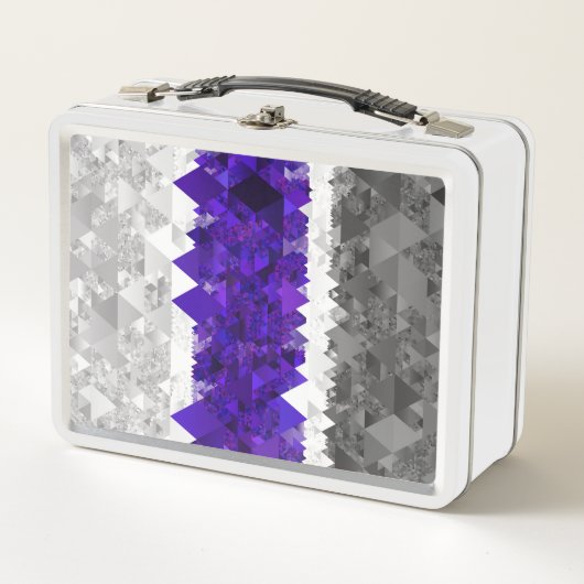 Boho Geometrische Mod Retro Greygender Pride Vlag (Voorkant)