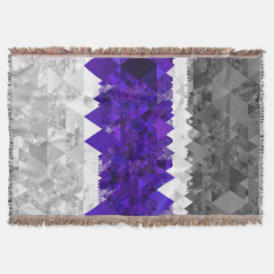Boho Geometrische Mod Retro Greygender Pride Vlag Deken