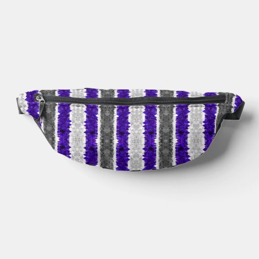 Boho Geometrische Mod Retro Greygender Pride Vlag Heuptasje (Liggend)