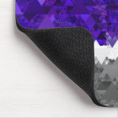 Boho Geometrische Mod Retro Greygender Pride Vlag Muismat (Hoek)