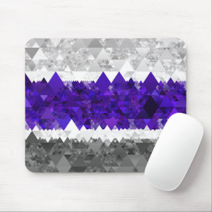 Boho Geometrische Mod Retro Greygender Pride Vlag Muismat