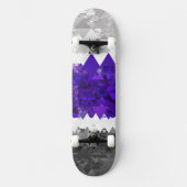 Boho Geometrische Mod Retro Greygender Pride Vlag Persoonlijk Skateboard (Voorkant)