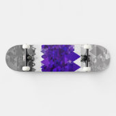 Boho Geometrische Mod Retro Greygender Pride Vlag Persoonlijk Skateboard (Horizontaal)
