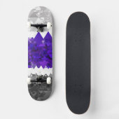 Boho Geometrische Mod Retro Greygender Pride Vlag Persoonlijk Skateboard (Voorkant)