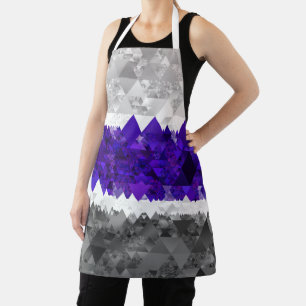 Boho Geometrische Mod Retro Greygender Pride Vlag Schort
