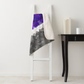 Boho Geometrische Mod Retro Greygender Pride Vlag Sherpa Deken (In situ)