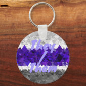 Boho Geometrische Mod Retro Greygender Pride Vlag Sleutelhanger (Achterkant)