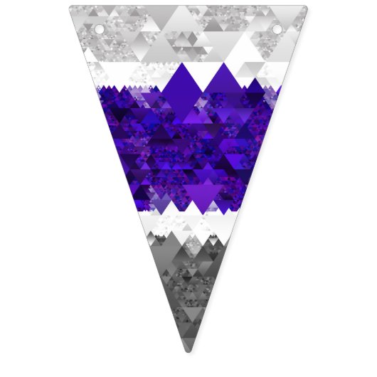 Boho Geometrische Mod Retro Greygender Pride Vlag Vlaggetjes (Eerste vlag)