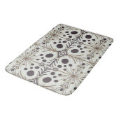 Boho geometrische pijl wit patroon badmat (Gekanteld)