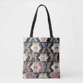 Boho Geometrische Tote Bag (Voorkant)