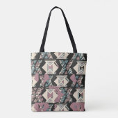 Boho Geometrische Tote Bag (Achterkant)