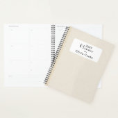 Boho gepersonaliseerde jaarplanner met aangepaste  planner (Display)