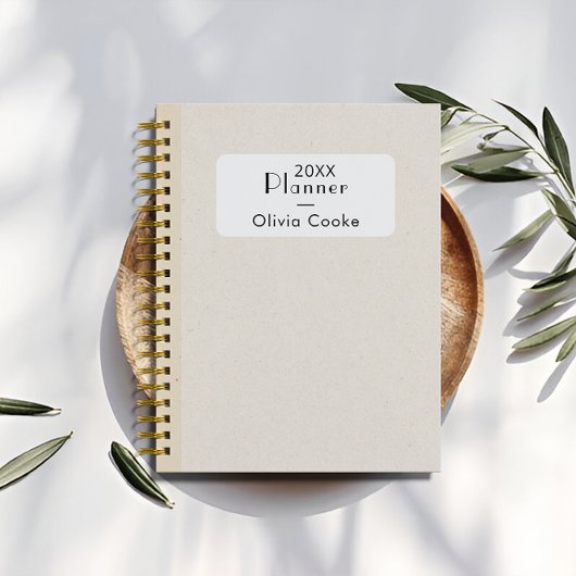 Boho gepersonaliseerde jaarplanner met aangepaste  planner