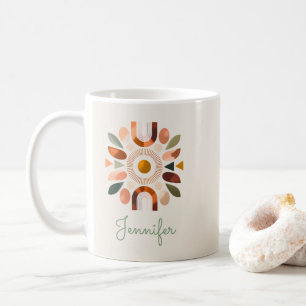 Boho gepersonaliseerde Moederdag koffiemok