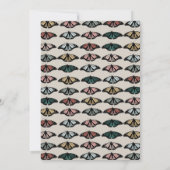 Boho Geslacht Neutrale Vlinders Verjaardagsfeest Kaart (Achterkant)