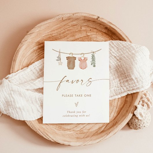 Boho Geslacht onthullen gunsten teken | Het teken  Poster