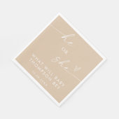 Boho Geslacht onthullen papieren servet | Genderne (Hoek)