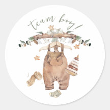 Boho Geslacht Reveal Team Jongen Baby Shower