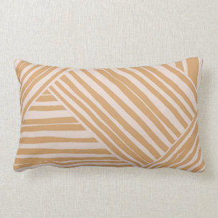 Boho gestripte kussen neutraal decor