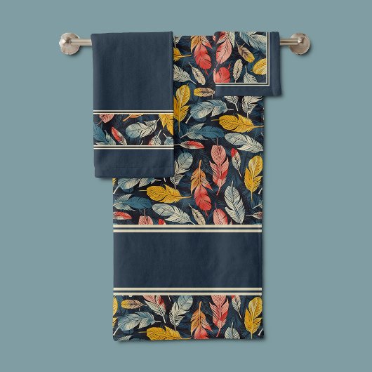 Boho Gevederde Rustige Geest Bad Handdoek