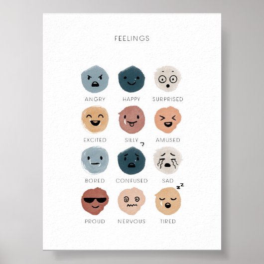 Boho gevoelens grafiek print (Voorkant)