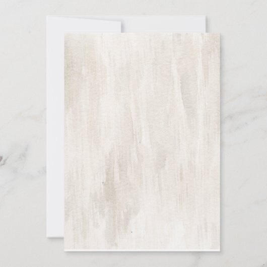 Boho gewei vetplanten Bruids Douche Uitnodiging (Achterkant)