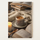 Boho gezellige warme kaarslichten planner (Achterkant)