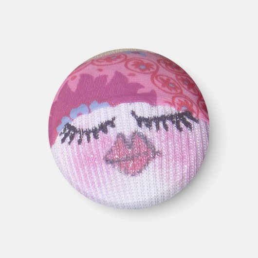 Boho Gezichtsmagneet Magneet (Voorkant)