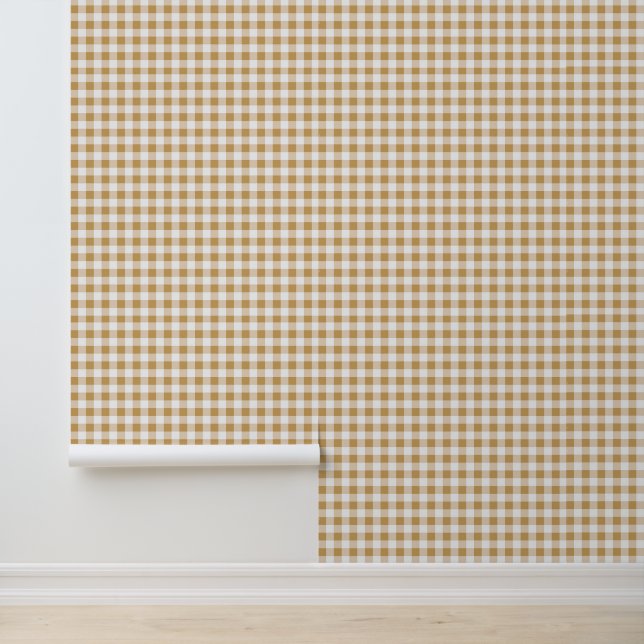Boho Gingham Behang (Applicatie)